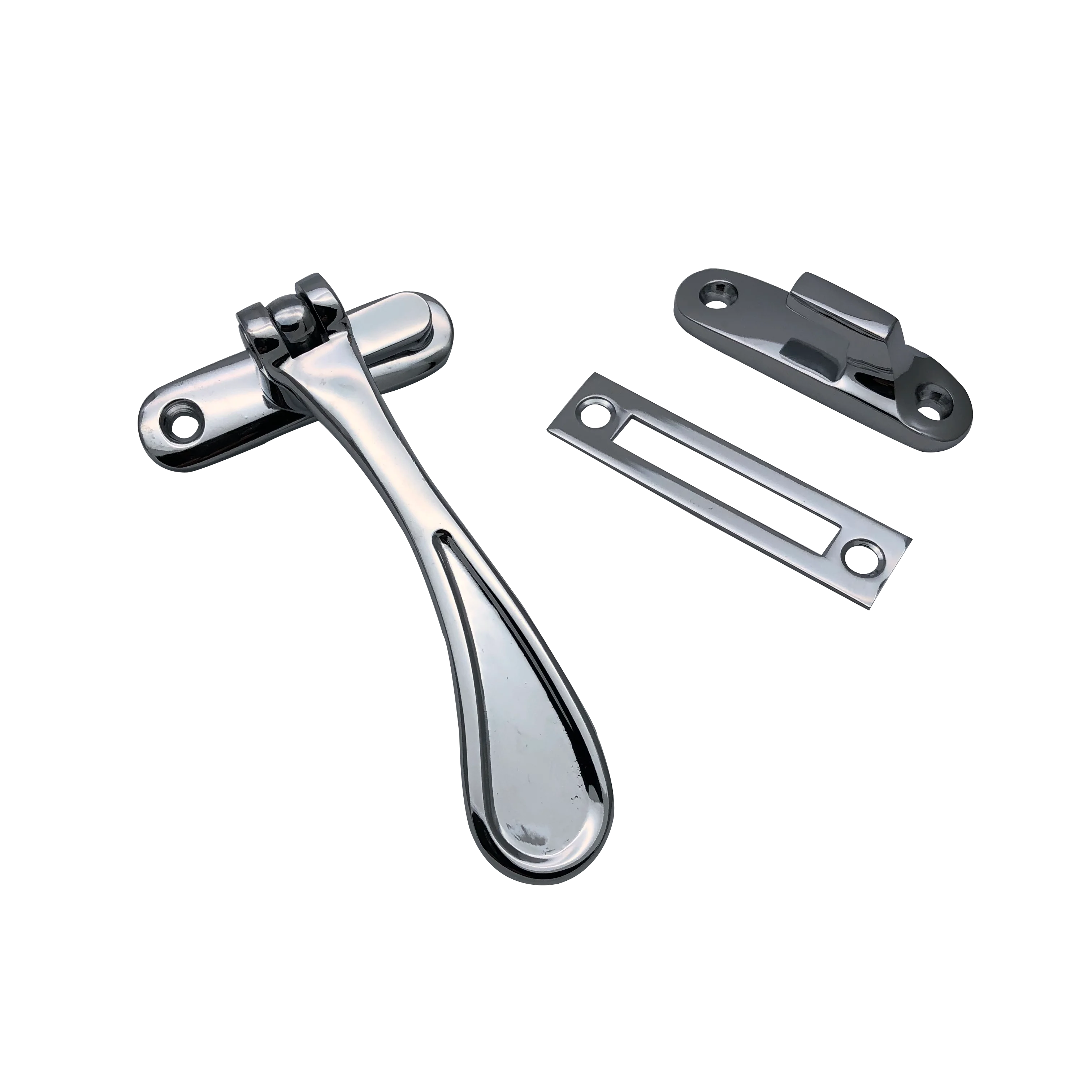 Brass Casement Locking Handle is universally designed for aluminum or steel windows