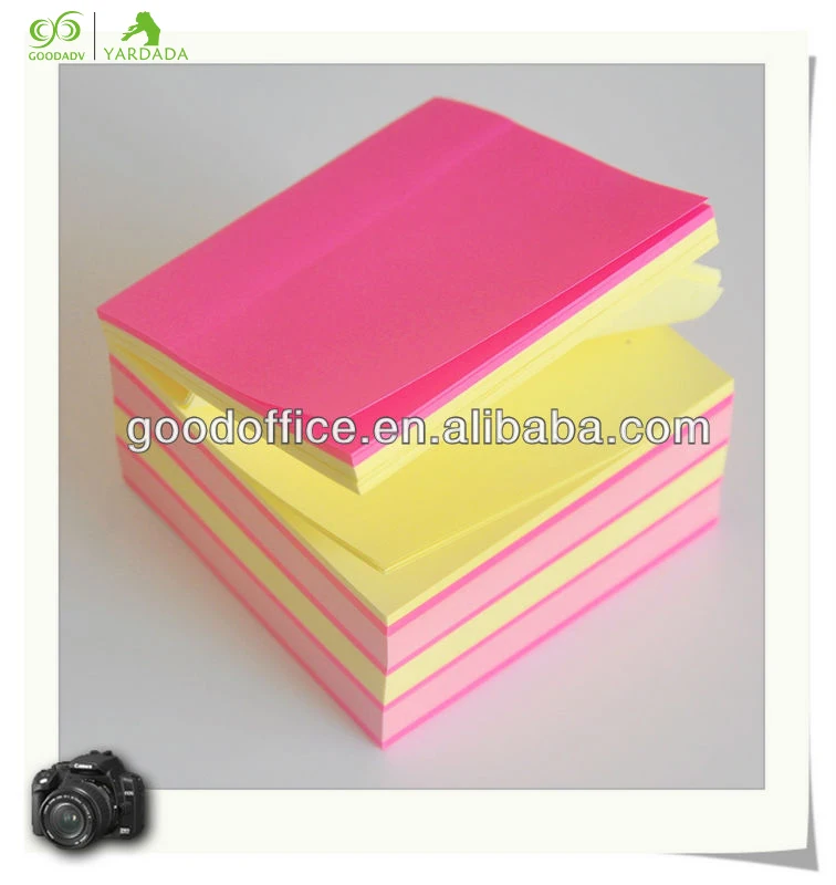 
Factory made color printing cheap custom design paper sticky notepads 