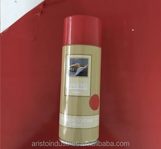 Removable water based rubber coating spray, peelable rubber paint