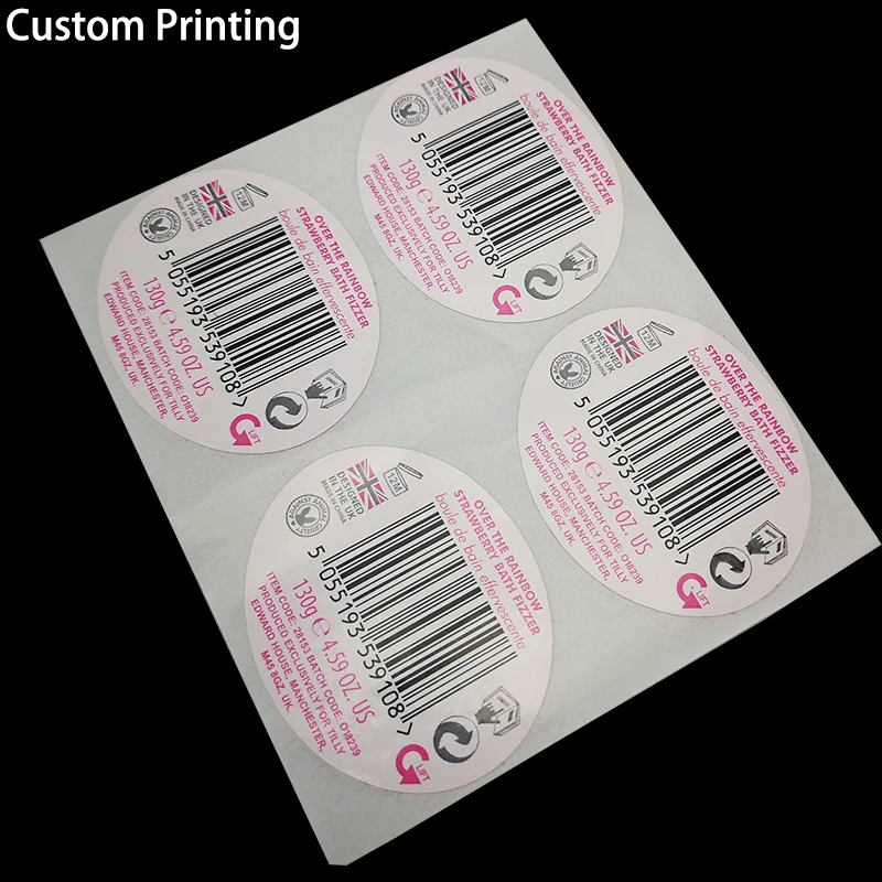 Custom Printing multi layer double layer Booklet Label jewelry hair extension product champagne shampoo private skin care labels