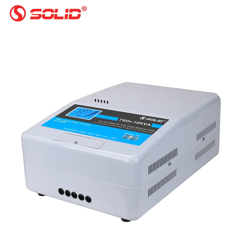Home Wall Mounted Servo Type Single Phase AC 5KVA 5000W Automatic Voltage Regulator Stabilizer 5000VA 5000VA