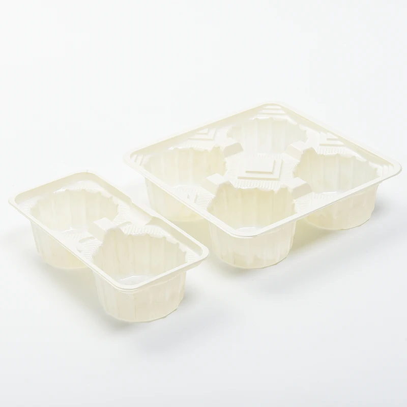 Eco-friendly Disposable 4 Cups Paper / Plastic Cup Holder paper for Take Away Drink