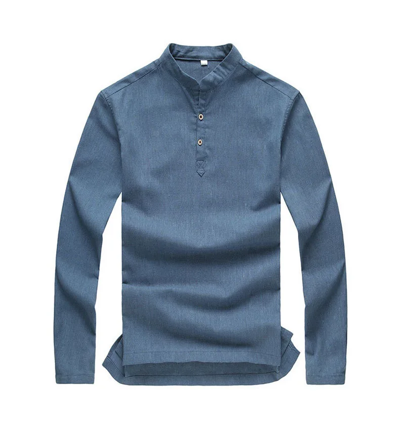 Long sleeve pullover shirts men These fashionable long sleeve shirts for men are designed to look amazing, fit great and feel soft and comfortable. Browse a large variety of long sleeve t-shirts for men that includes crew neck, collared, hooded and henley creations in beautiful solid colors and eye-catching patterns.