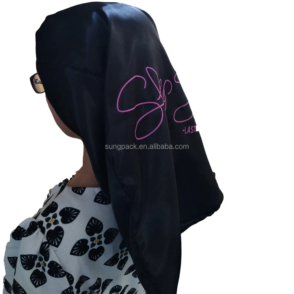 High Grade Soft Sleep Silk Amour Caps For Women Long Hair Satin Bonnet Braid Night Cap Hats