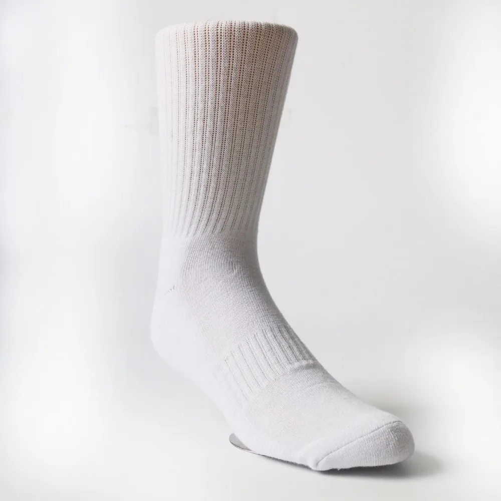Custom your own designs high quality free size cotton tennis socks