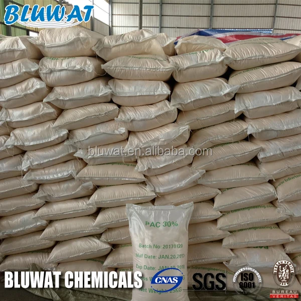 Water Treatment Chemicals PAC Chemical Auxiliary Agent Powder Yellow Coagulant Adsorbent Type Polyaluminium Chloride PAC - 02