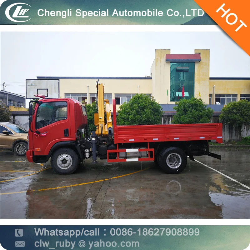 Грузовик с складной стрелой 3 тонны