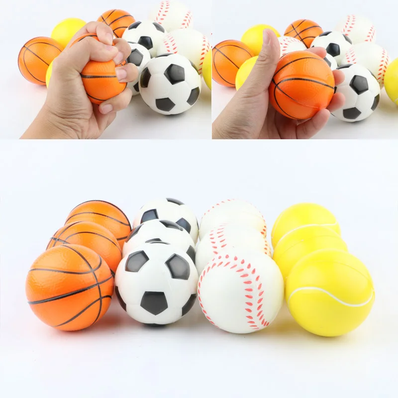 
2019 free stress balls round shape PU ball custom anti stress ball 