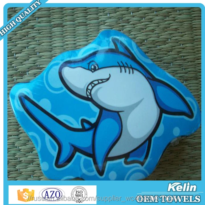 New Year 2016 promotional items silk screen printing compressed gift towels