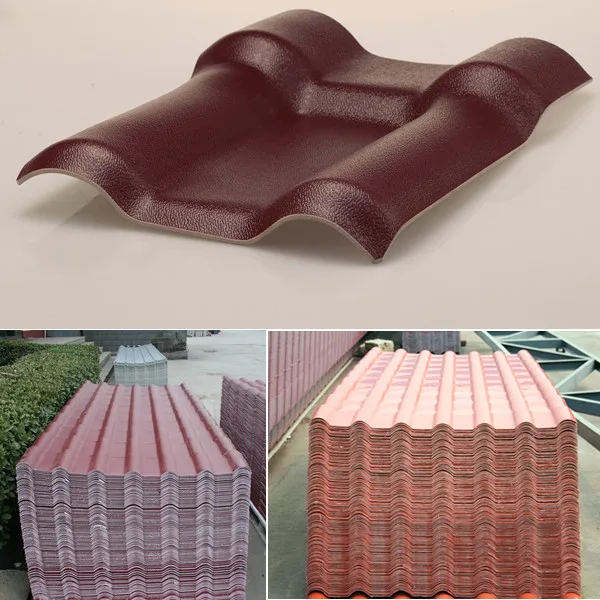 
JIELI heat insulation resistant long span plain bent fiber cement glass roof tile 