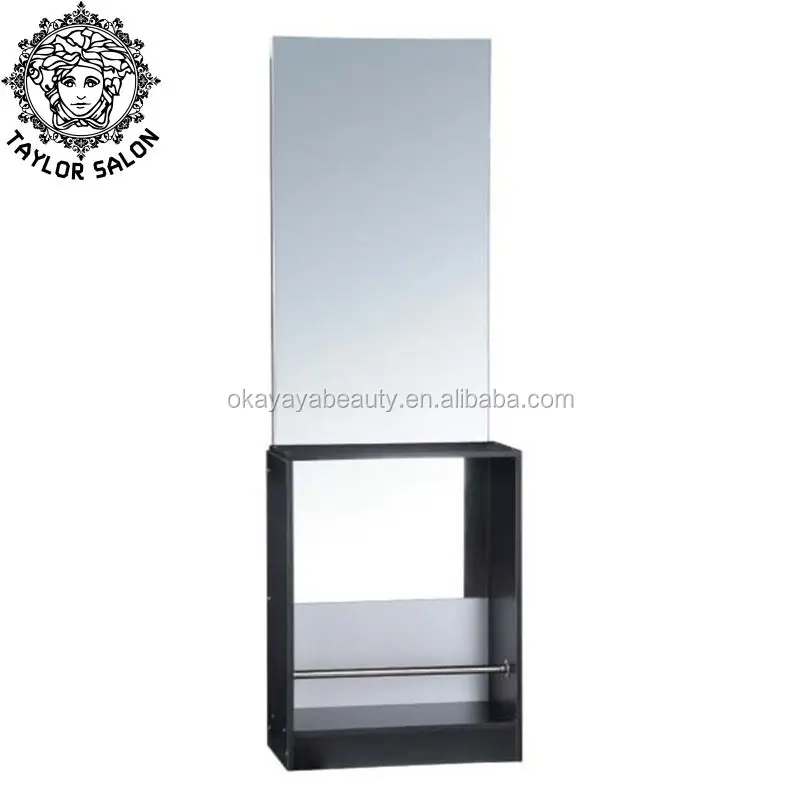 beauty salon styling mirror station stainless steel mirror station for hair salon