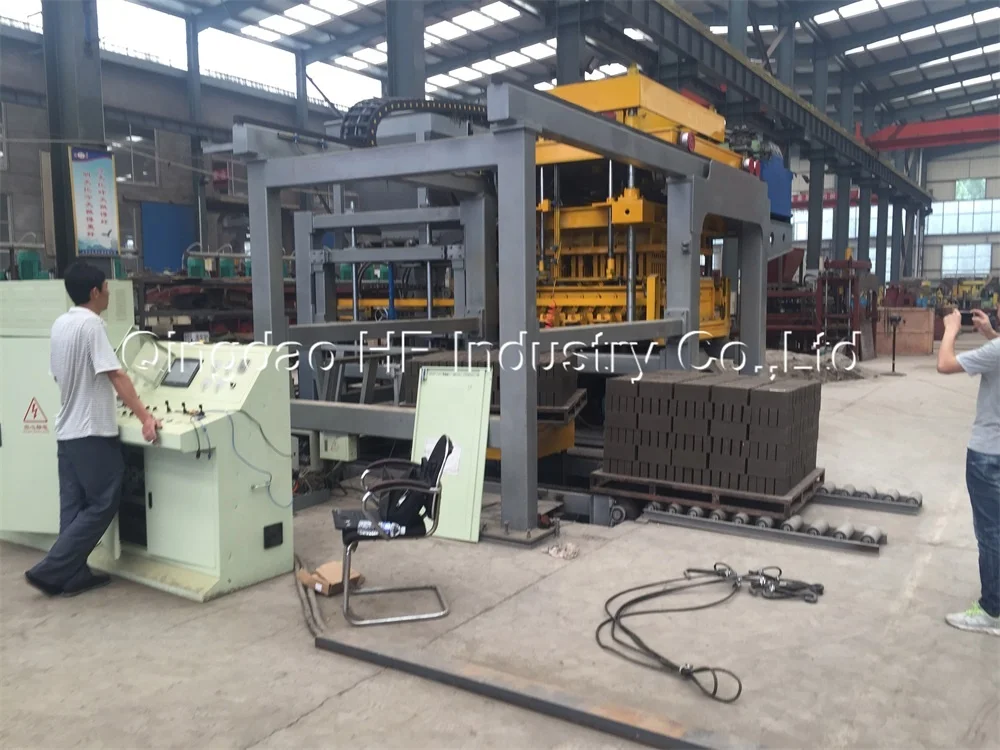 FREE BLOCK PALLET BLOCK MACHINERY QT18-15 automatic concrete cement solid hollow paver block making machine