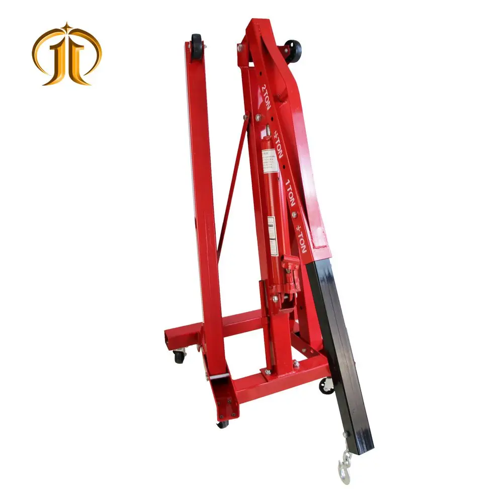 1-3 Ton Auto Mobile Workshop Jack Engine Lift Crane Assembly Cherry Picker For Lifting