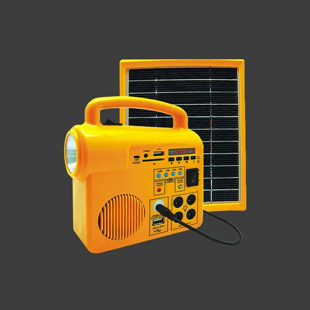 
Home energy storage power supply 30000 mA function integrated with audio MP3 radio lamp solar panel can be used outdoors at home 