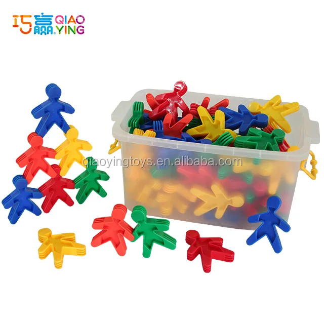 Gingerbread Man Connectors, Manipulative Building Blocks, Educational Toys and Construction Toys in Variety of Packages