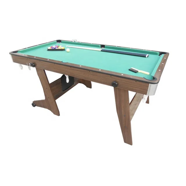 6 Foot Size Folding Billiard Snooker Table promotion Pool table Fold up