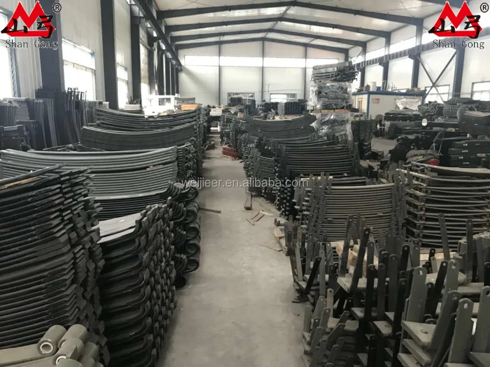 Chassis Accessories Freight Car 42126923 Leaf Spring Steel Customizable Suspension Trailer Leaf Spring Truck Howo OEM Color T/T