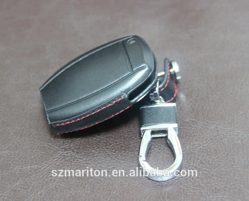 4D Premium genuine car accessory leather car Anti Dust key case for C E S M CLS CLK GLK GL Class With package