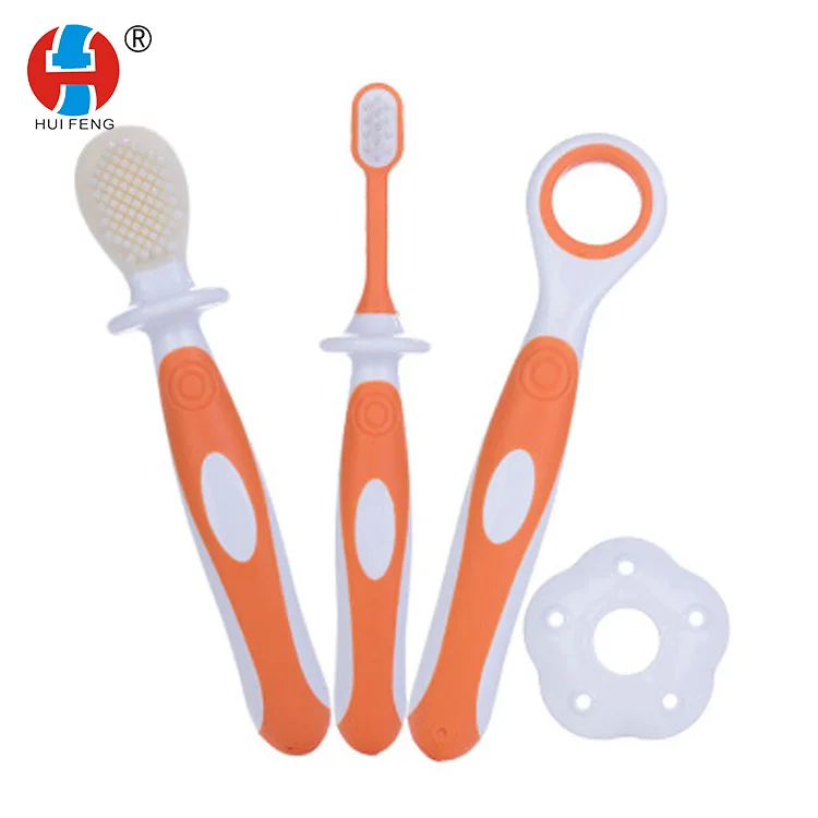 Baby teeth training toothbrush baby tooth brush massage silicone breast brush
