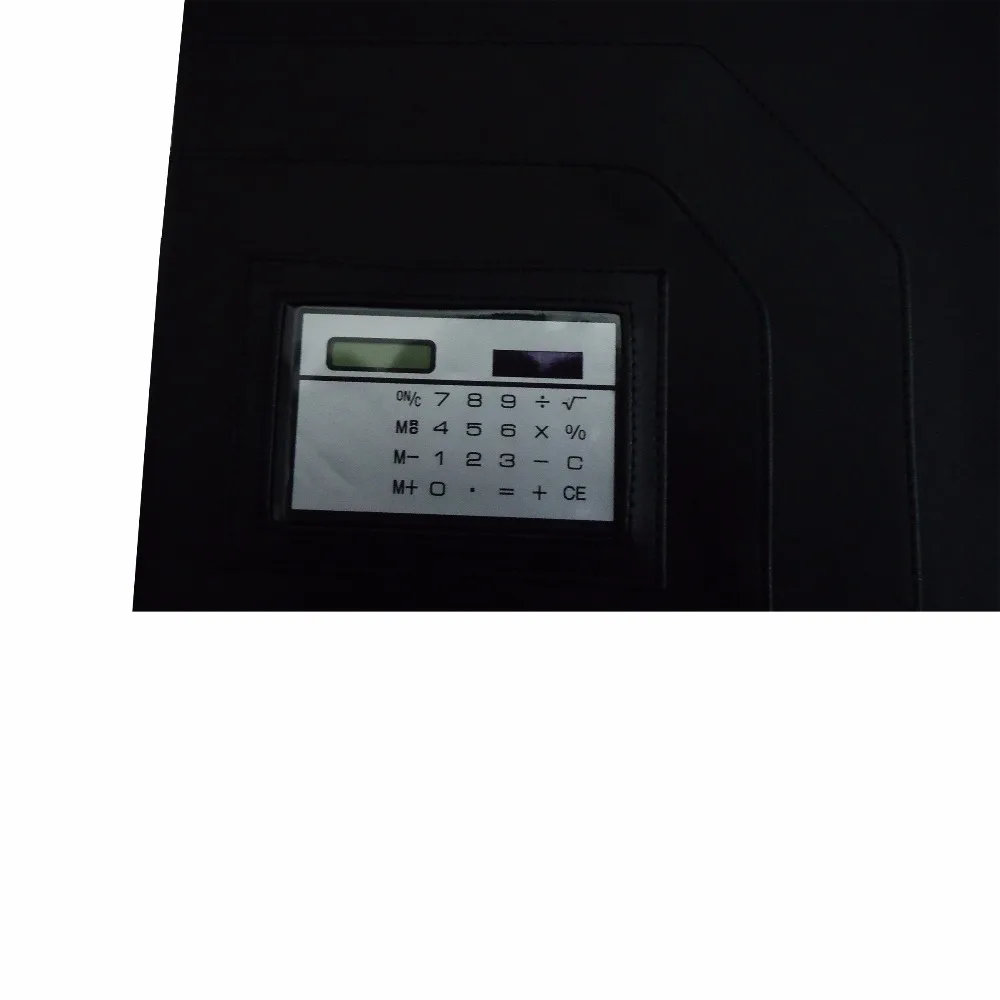 
PU leather custom restaurant menu book with writing pad 