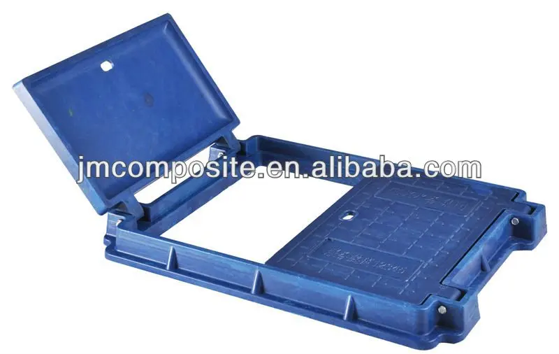 FRP 500mm round manhole cover water meter box cover with 316L accessory