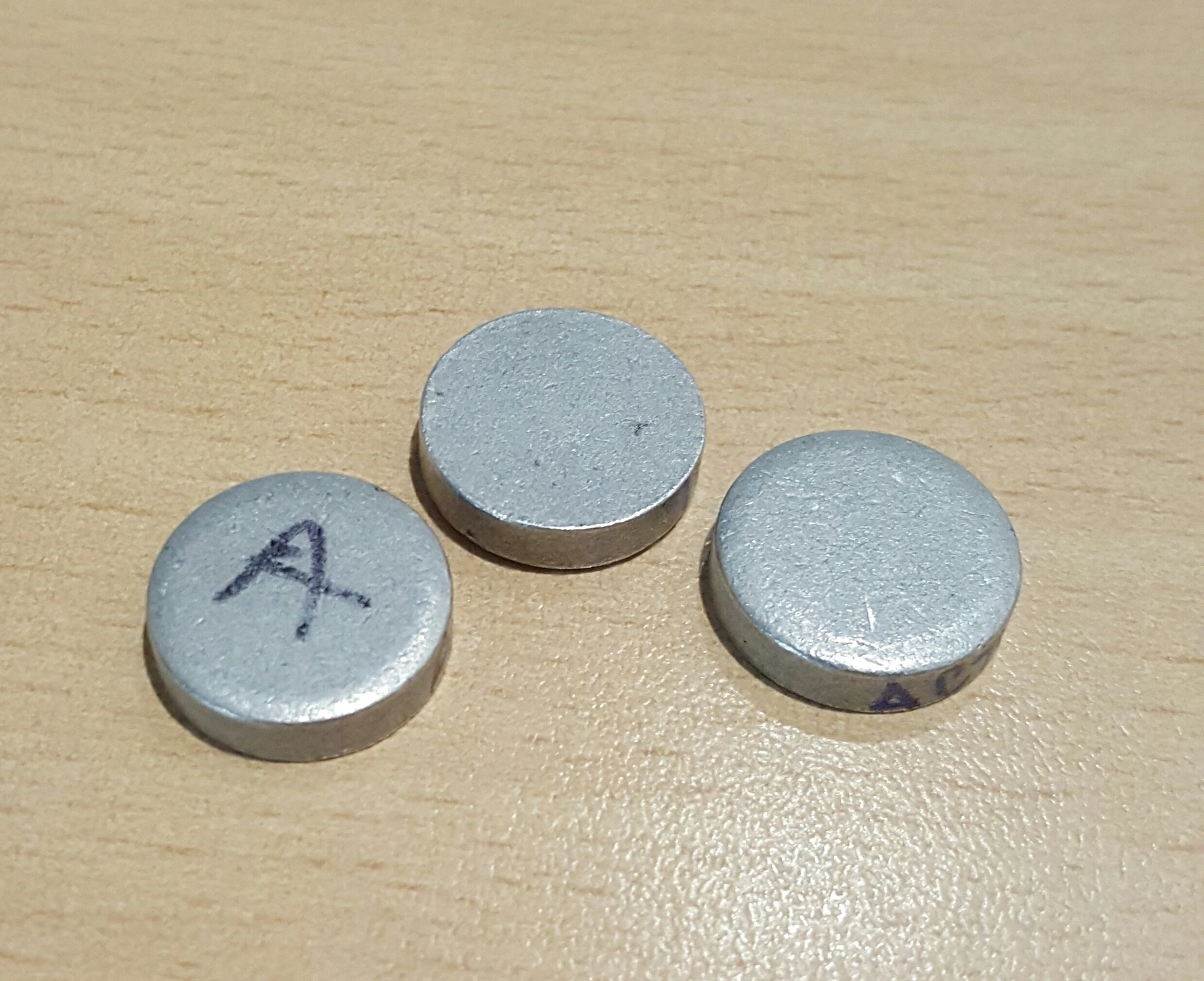 Aluminum slug for manufacture tube packaging