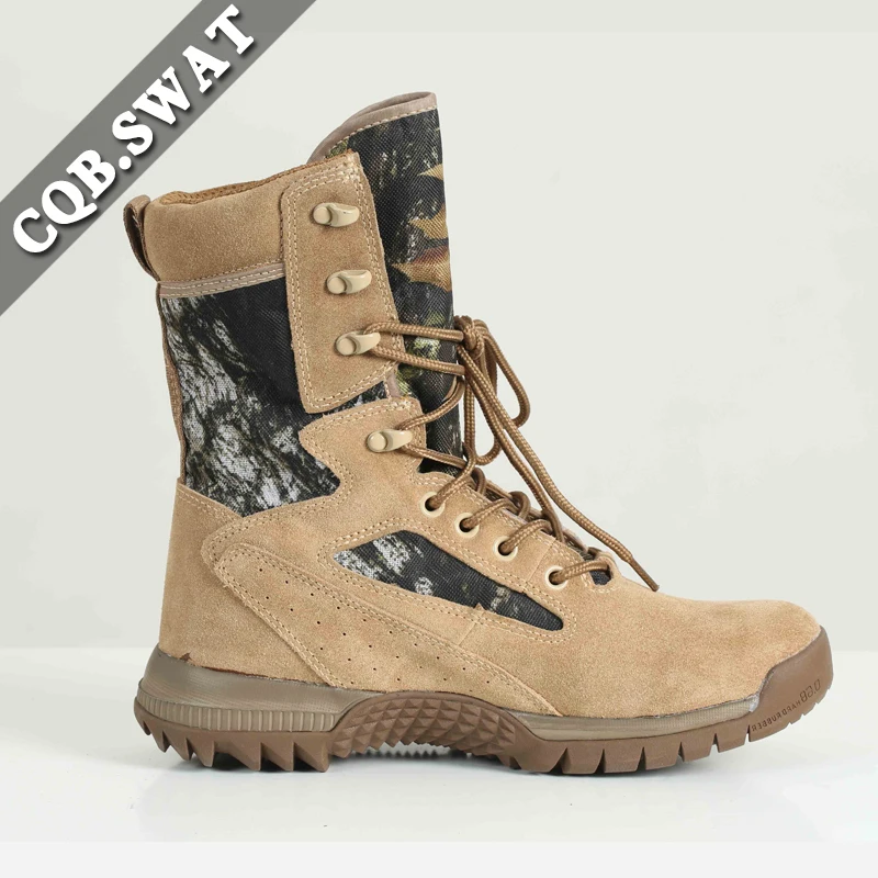 9 inch Ankle Combat Boots Camouflage USA Jungle Sand Safety Boots