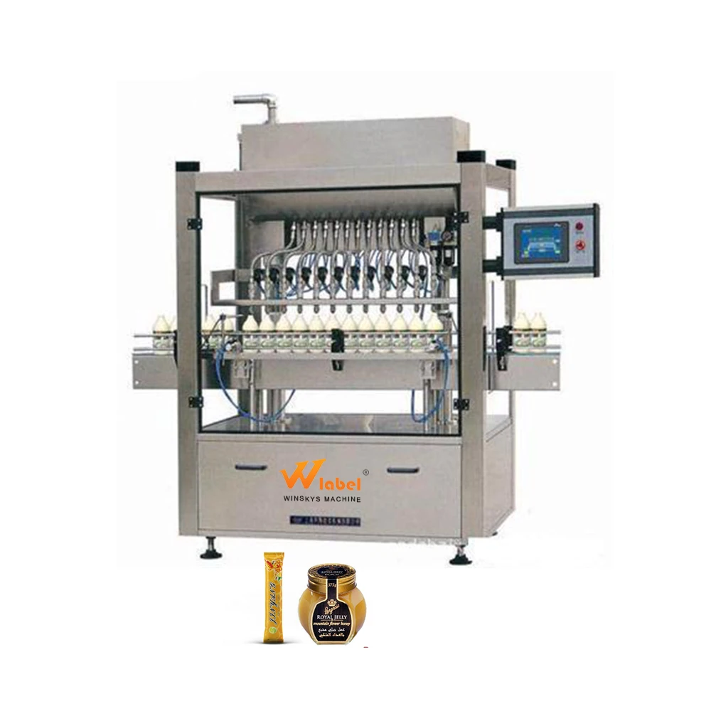 wholesale automatic sauce liquid spoon honey filling machines for bottle jar sachet