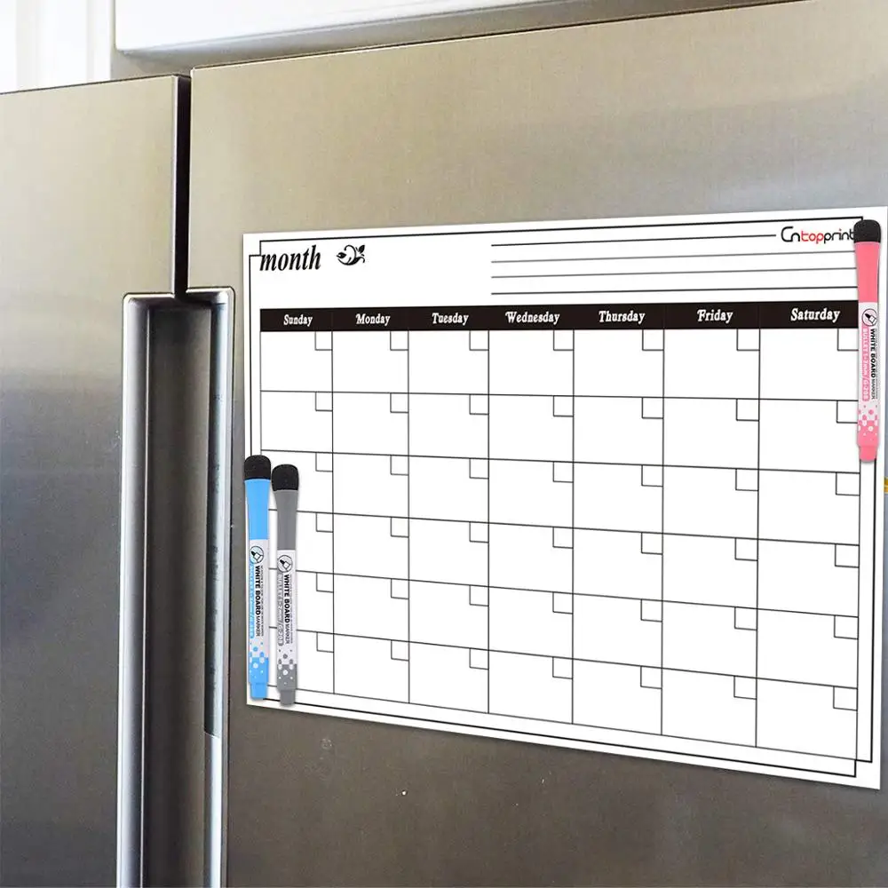 Dry Erase Grocery Weekly Magnetic To Do List