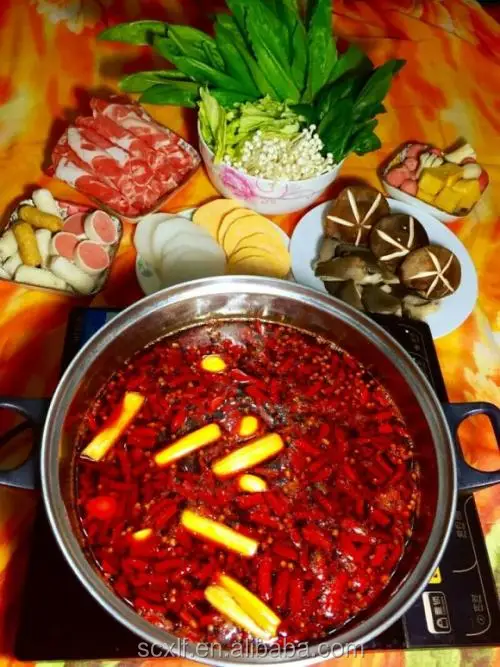 
500g Herbal Hot Pot Soup Base, vegetable oil type 