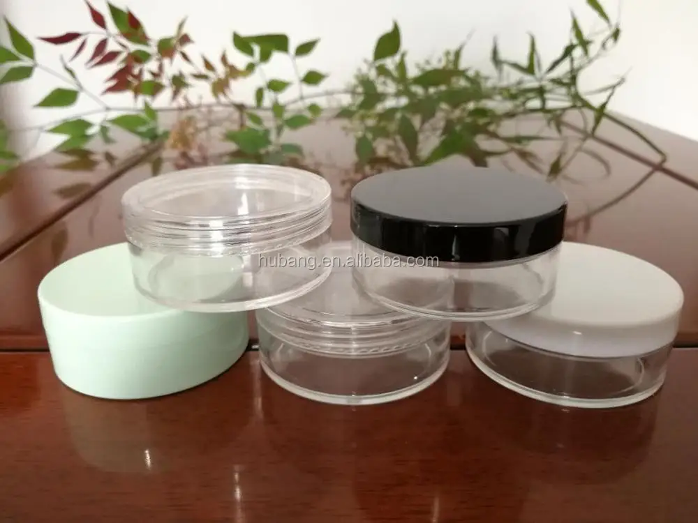 
30ml Empty Plastic Cosmetic Packaging Loose Powder Plastics Jar cosmetic containers with sifter 