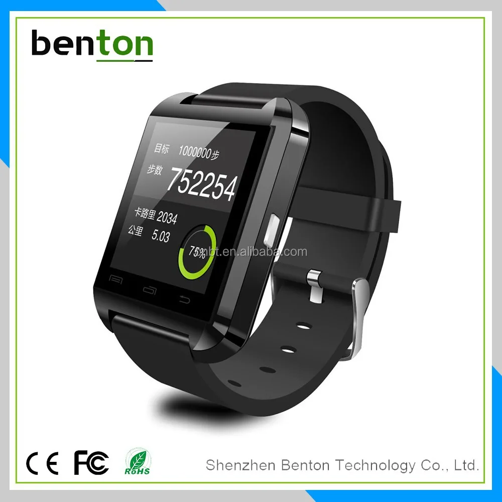 Новый android 4.4 bluetooth смарт часы телефон u8 с дешевым ценой