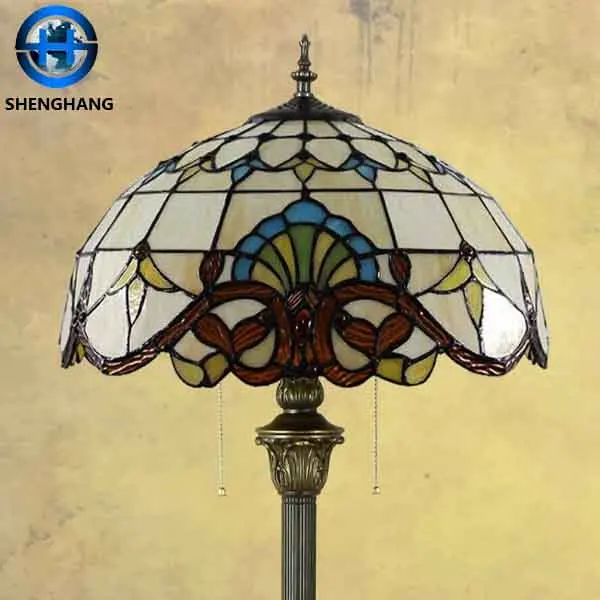 Best Selling floor lamp in China Energy Saving Tiffany Floor Lamp with Different lampShade