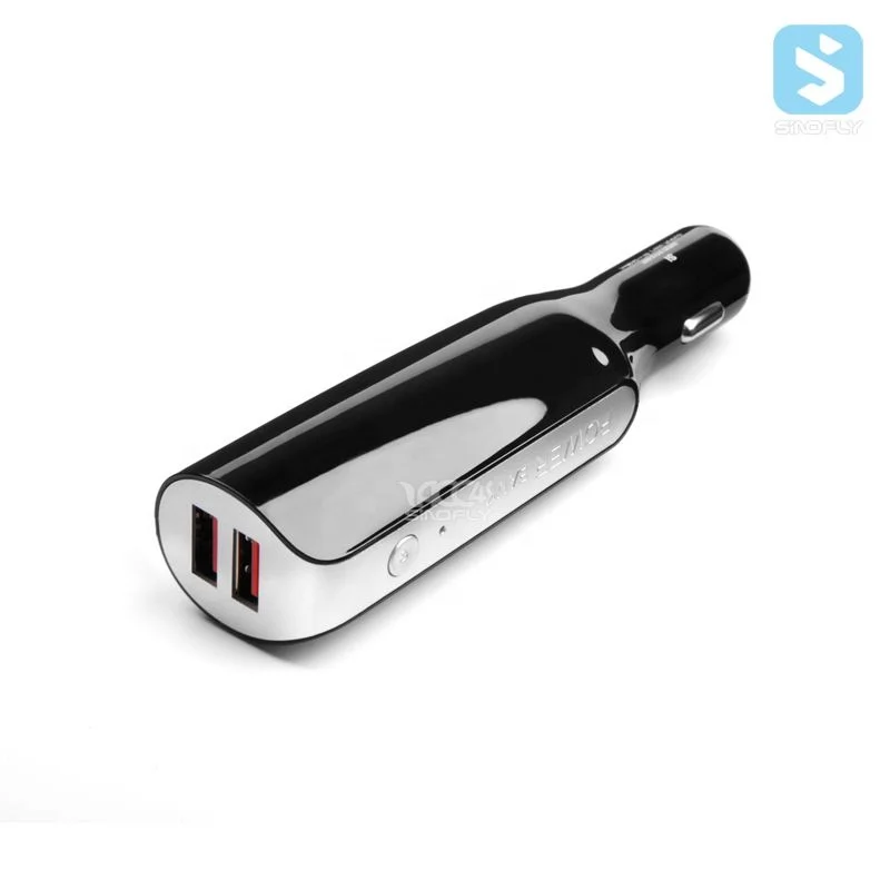 
Power charger adapter 2 USB ports car mini charger 5V/2A portable power source 