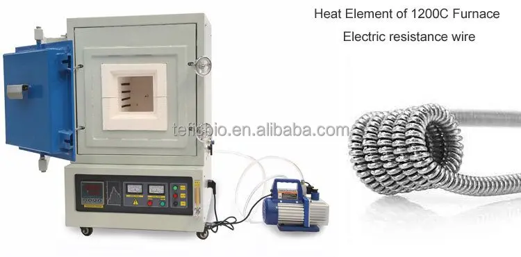 1700 degree lab Nitrogen Hydrogen atmosphere sintering muffle furnace
