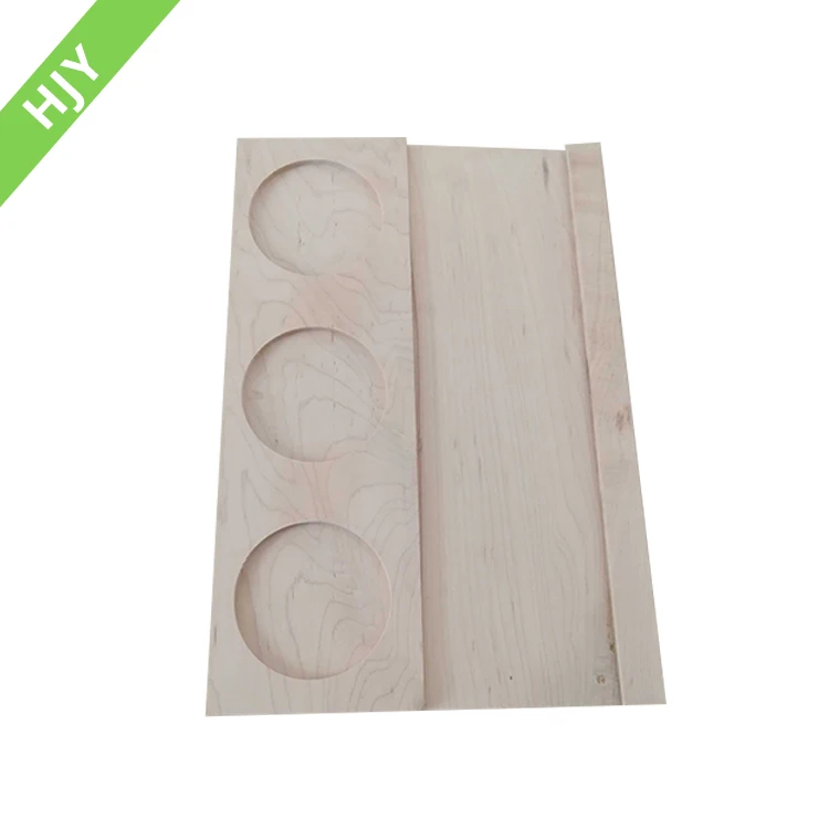 
2020 Best Sale High Quality Natural Wood Wine Tasting Stand Wine Flight Board 