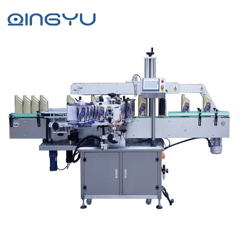 
High speed Automatic flat square bottle bopp labeling machine for detergent bottle 