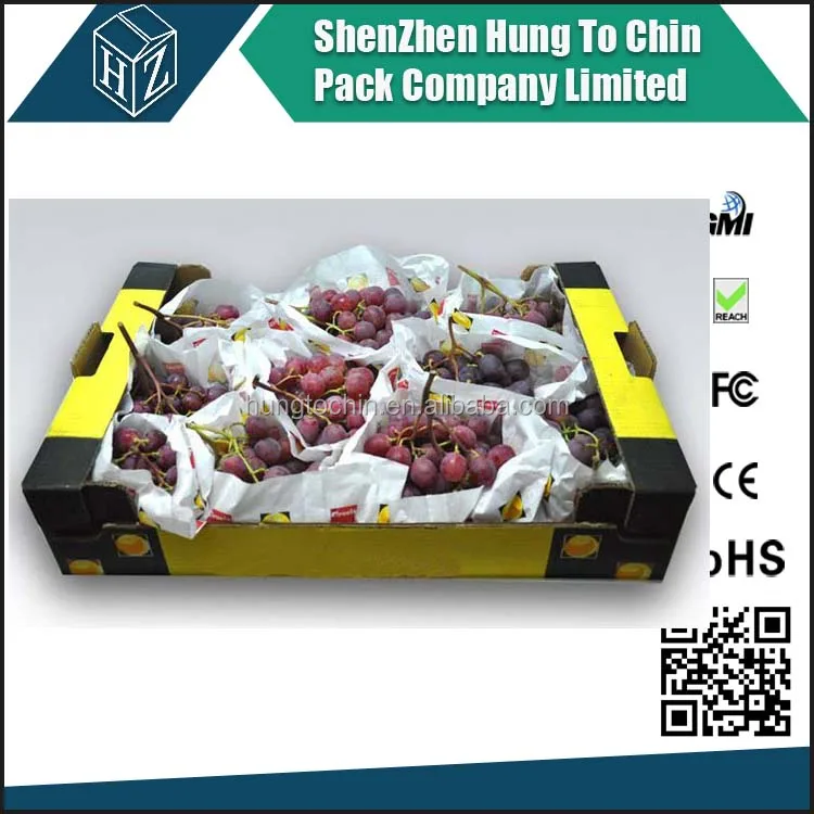 
shipping box custom fresh mushroom packing box 