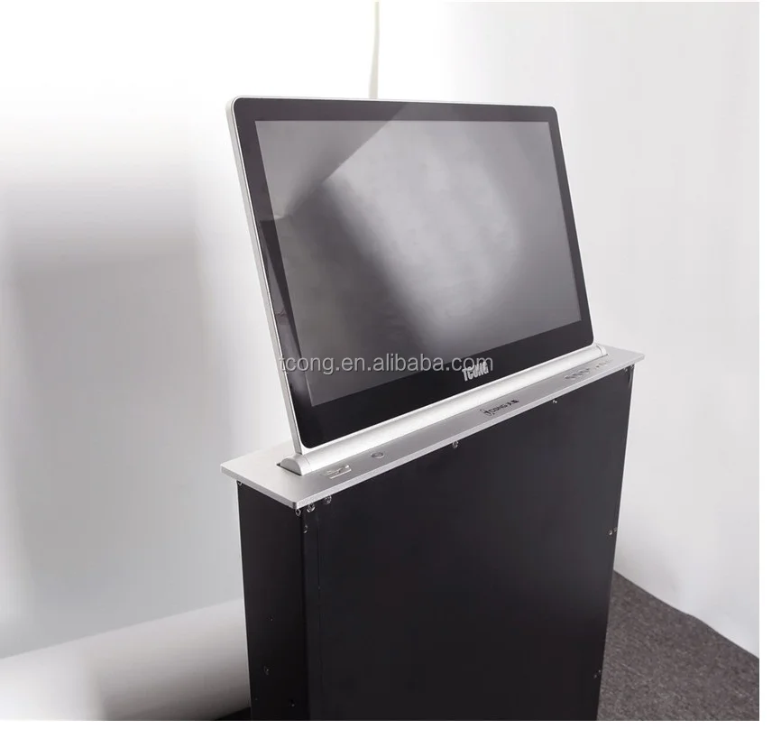 Aluminum alloy Motorized Monitor Lift For Meeting Room