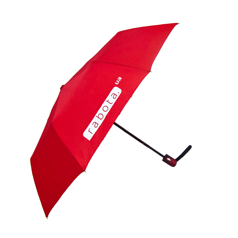 Popular Custom Top Quality parasol Sun and Rain manual umbrella 3 Folding Umbrellas With Logo Print