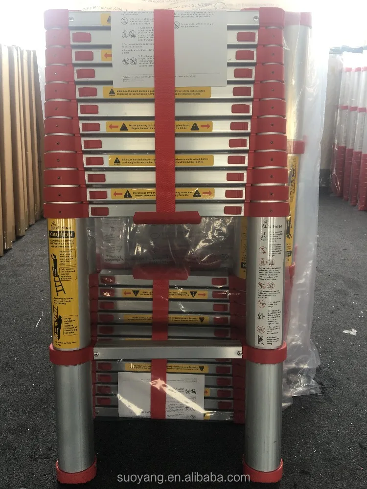 NEW SOFT CLOSE EN131-6 Telescopic ladder,Multipurpose Aluminium Folding Ladder ,magic ladder