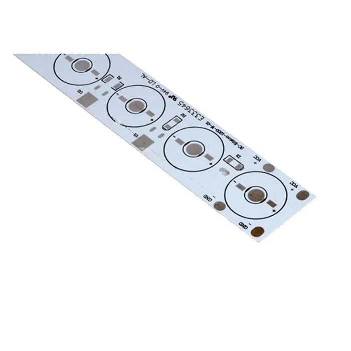 High voltage aluminium led light pcb circuit board assembled