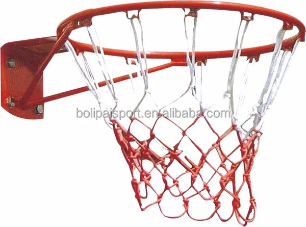 Championship officer size double springs basketball ring with net