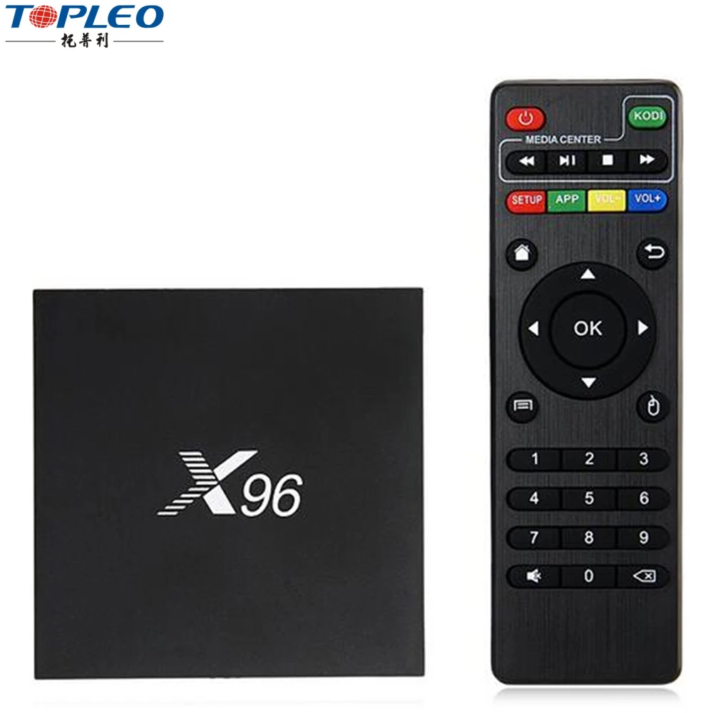 Конкурентоспособная Цена 2.4 Г/5 Г двойной wifi BT 4.0 s905x смарт x96 android 6.0 зефир tv box с сим слот для карт 4 К