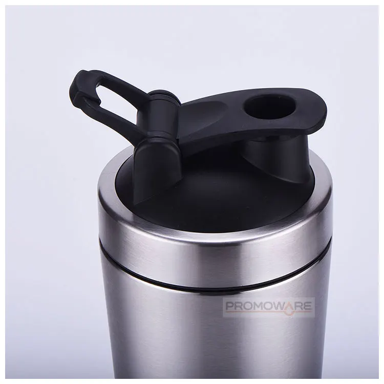 Stainless Steel Vacuum Insulated Protein Shake Cup Tumbler with Shaking Ball TMSS0281
