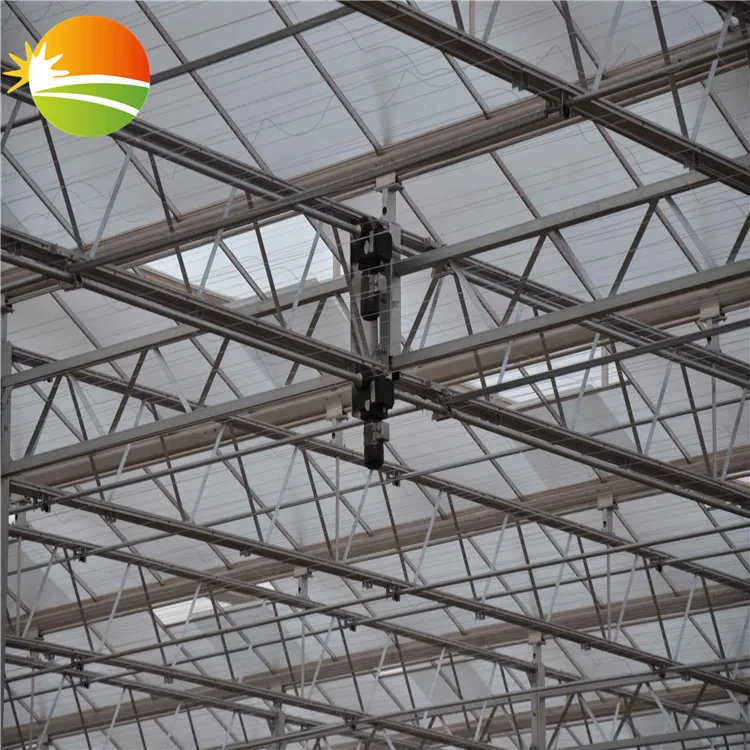 UV Polycarbonate PC sheet Hot-Galvanizing pipe Multi-Span Greenhouse