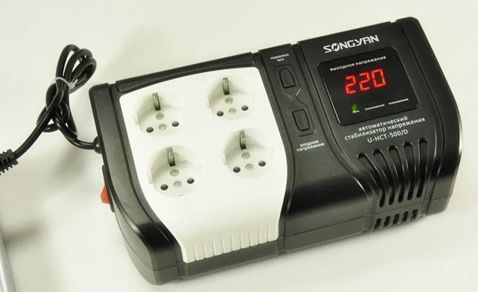 настольный релейный стабилизатор напряжения U-HCN-500/ D