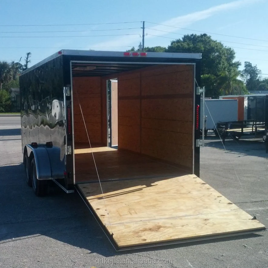
Custom Made V nose Fiberglass Enclosed Trailer 