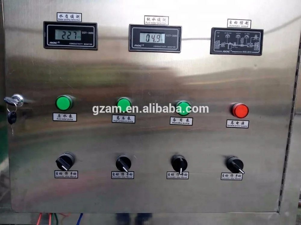 YHSCL-RO 1000LPH UV/EDI River Water Purification System Deep Well Water Purification