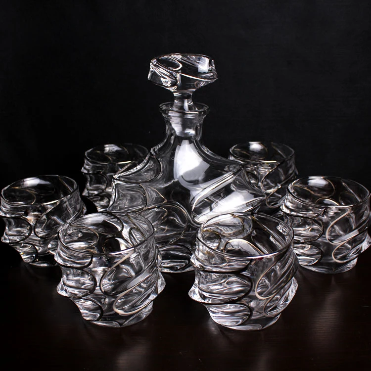 Популярный высококачественный роскошный креативный набор хрустальных стекол для виски на amazon